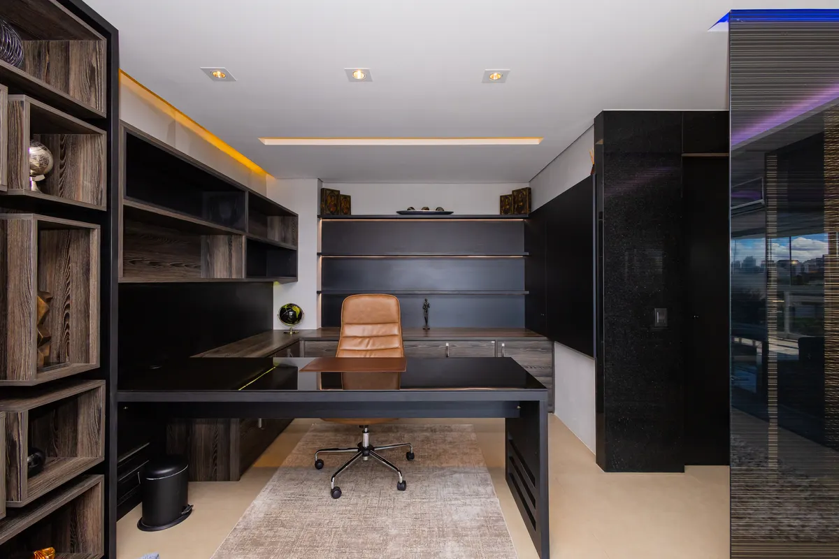 Sala de estar da cobertura